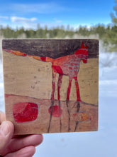 Load image into Gallery viewer, Print on Wood: Red Pony #3
