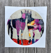 Load image into Gallery viewer, Sticker:  Twin Horses
