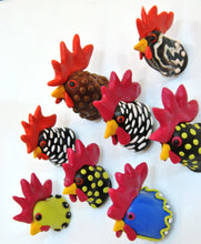 Load image into Gallery viewer, rooster magnets. kitchen magnets. rooster decoration. rooster gifts. 
